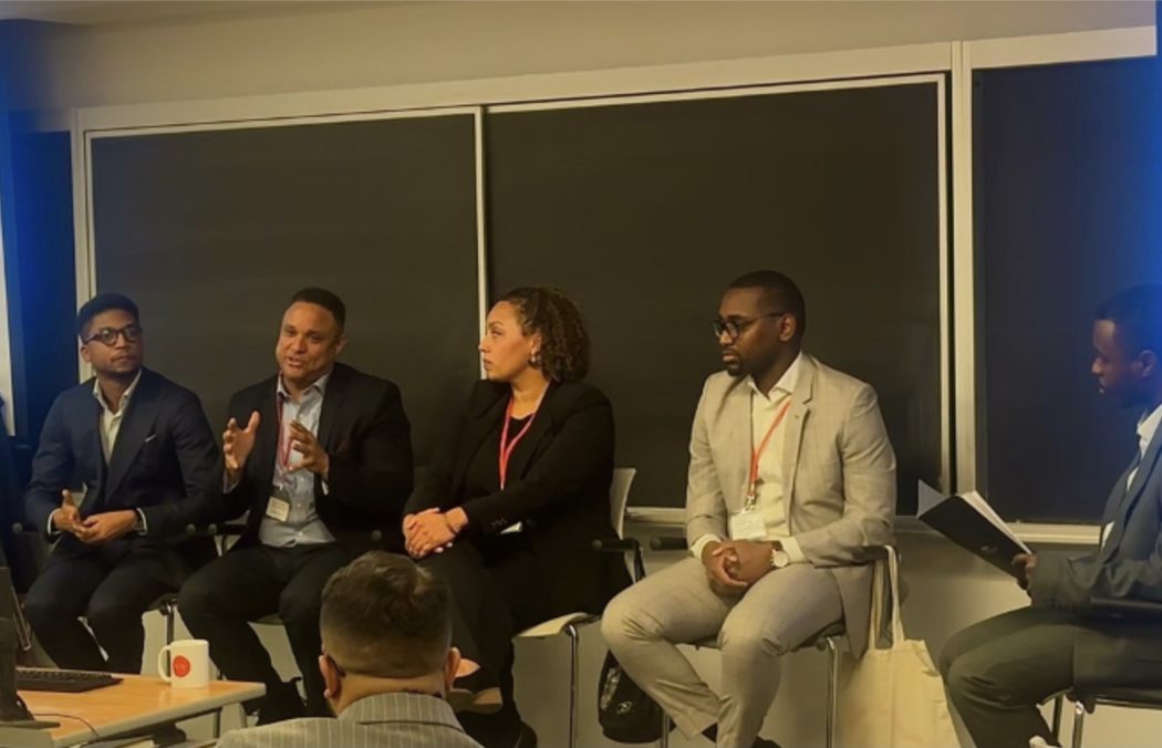 Featured panelists (from left to right): Stanley Desgrottes, Joseph Clement, Vanessa Allen, and Ange Beremwoudougou